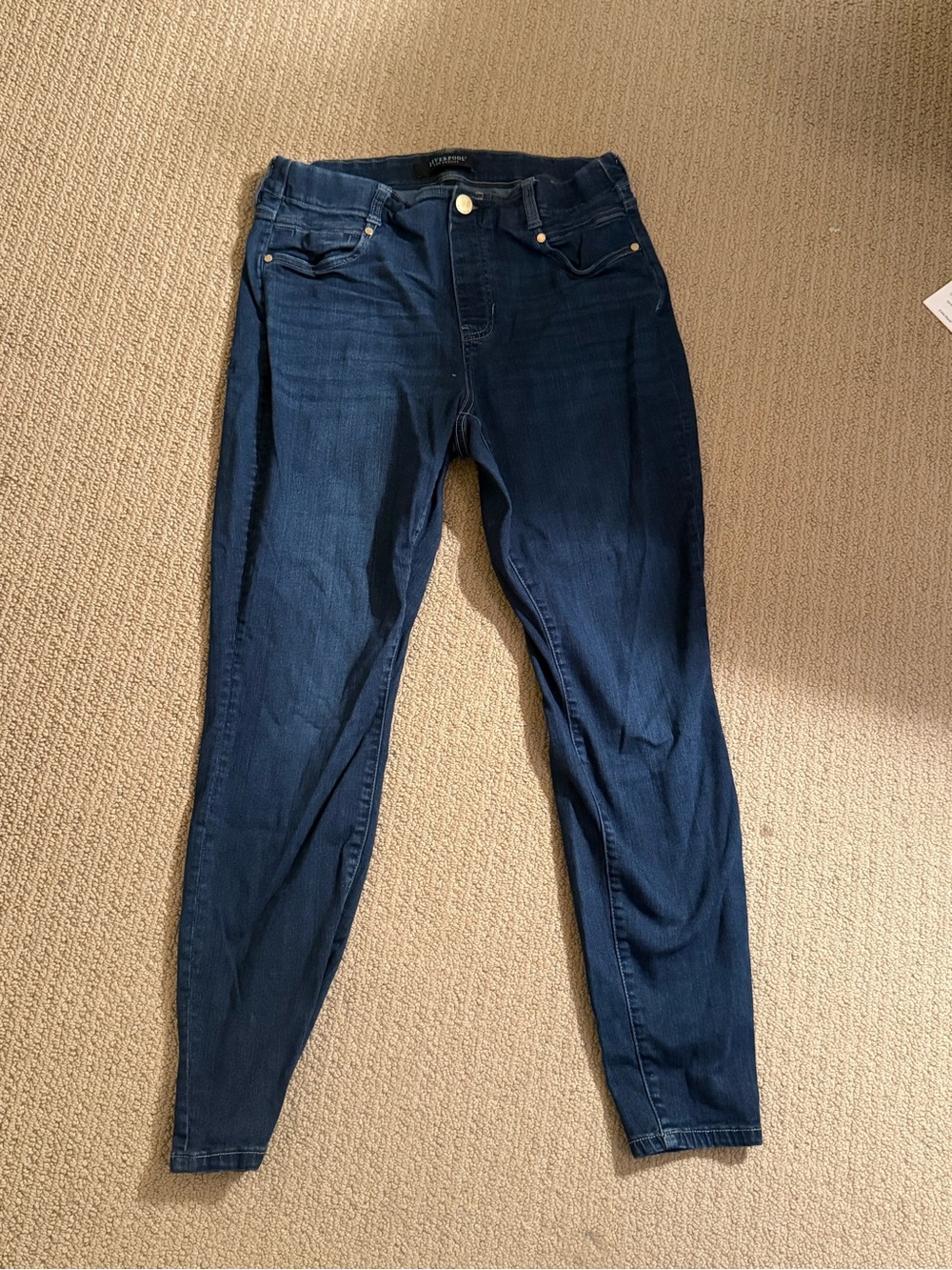 Liverpool Pull On Dark Blue Women’s Jeans